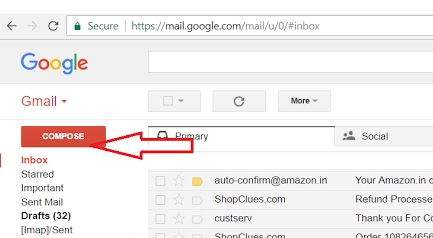 insert google photo video into gmail email